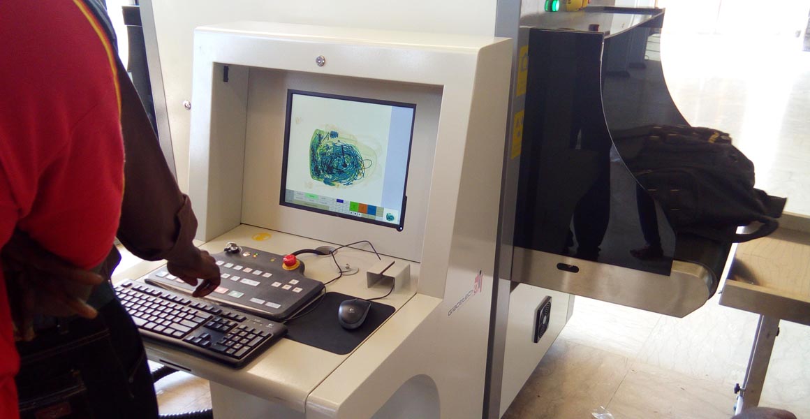 ECOWAS parliament baggage scanner system